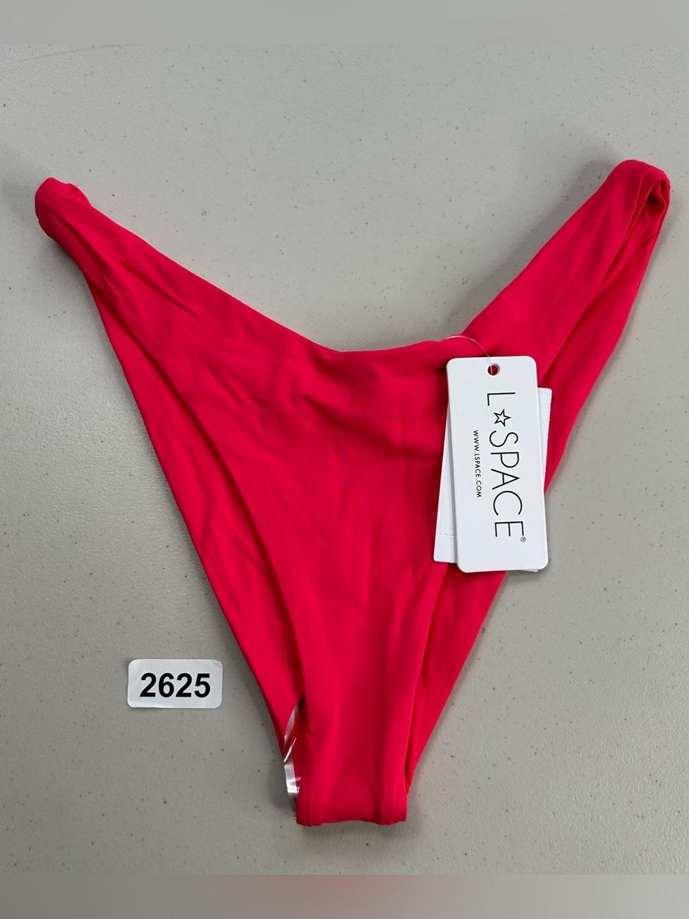 L*Space Cabana Bikini Bitsy Bottom in Lipstick Red Size XS New